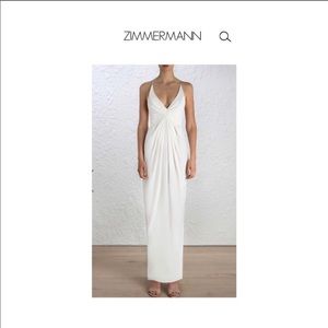 Zimmermann White Maxi Dress